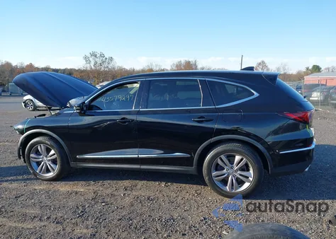2022 Acura Mdx Standard z USA, uszkodzony, nr VIN 5J8YE1H33NL014524